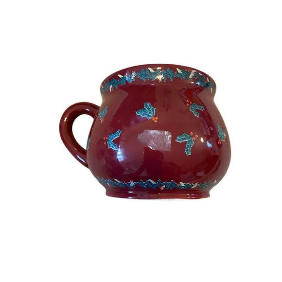 Oversized Snowman Ceramic Coffee Mug Soup Christmas Xmas Holiday - Picture 2 of 8